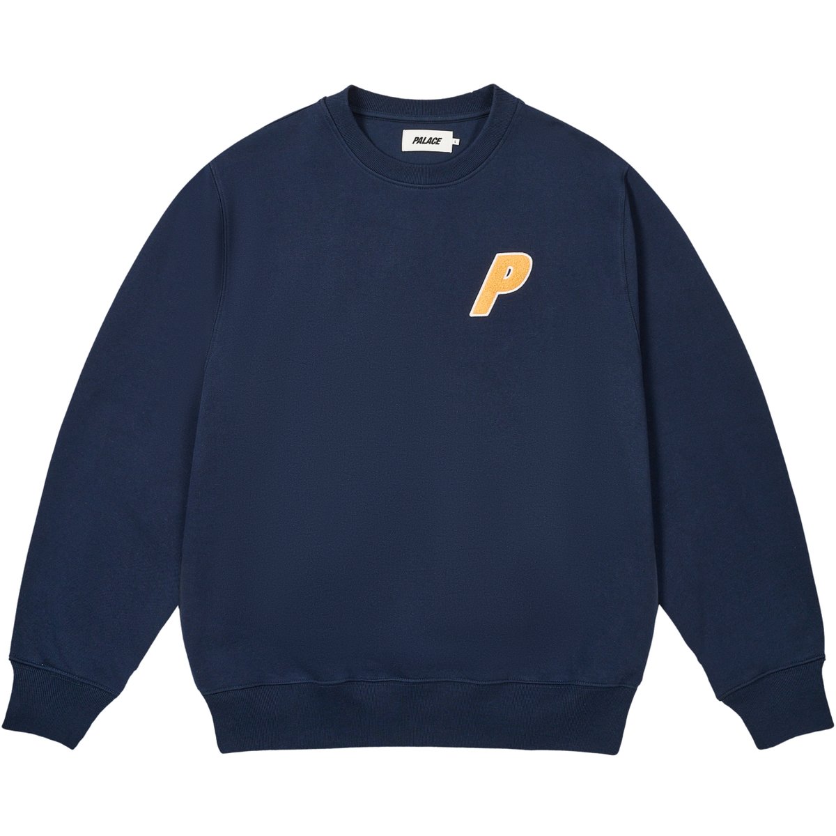 CHENILLE TRI-FERG CREW NAVY