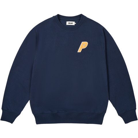 Palace CHENILLE TRI-FERG CREW NAVY - €128.00