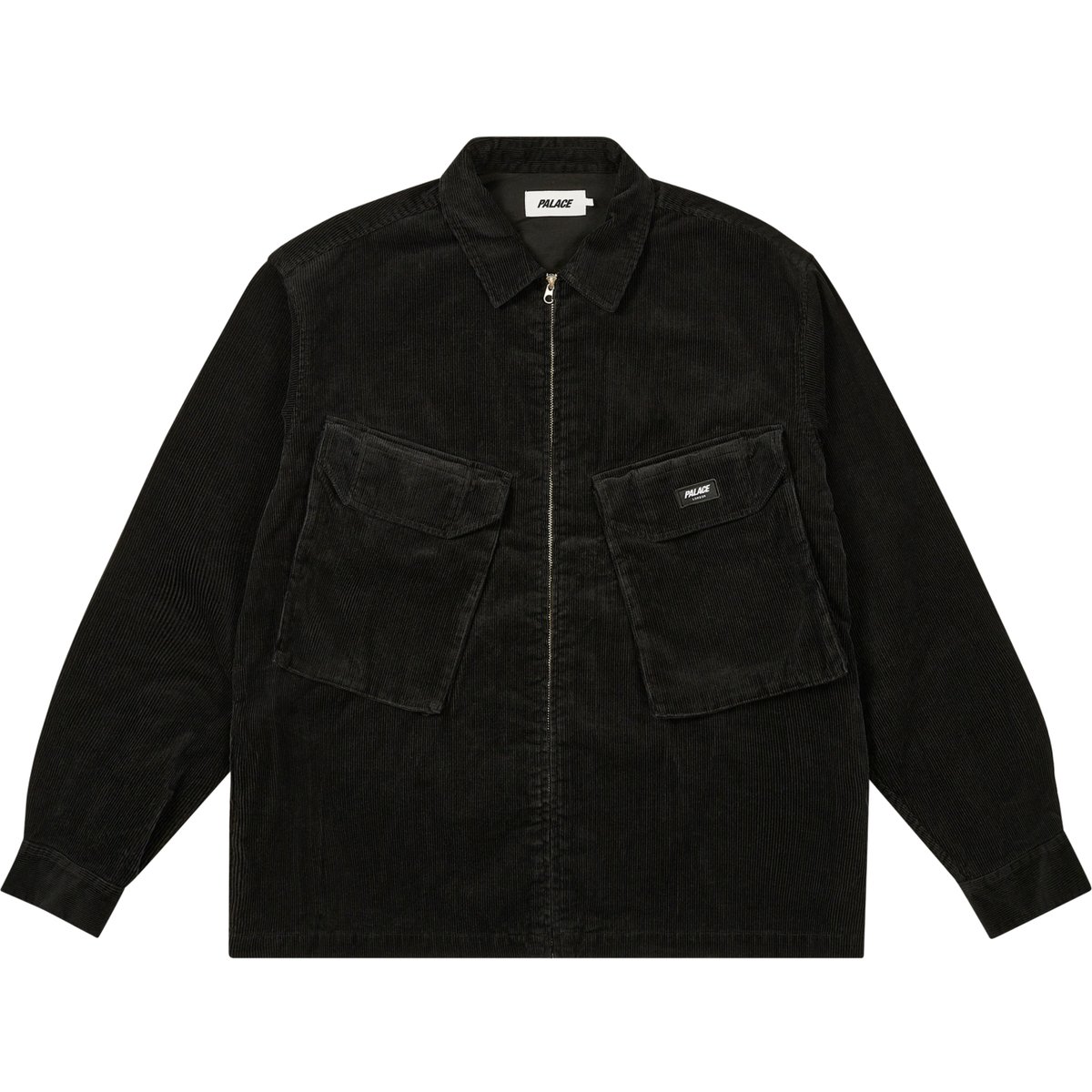 CORD PDU OVERSHIRT BLACK