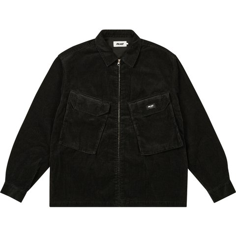 Palace CORD PDU OVERSHIRT BLACK - $208.00