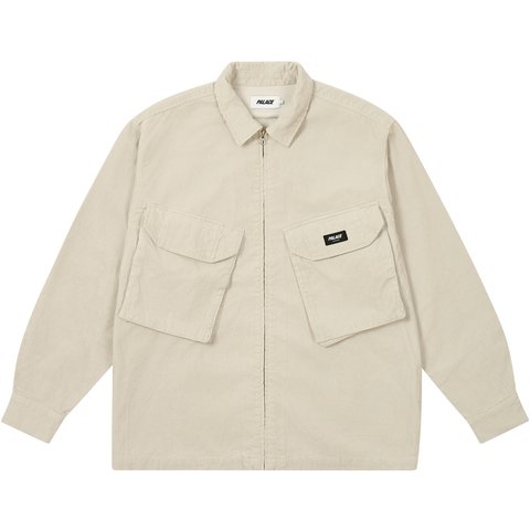 Palace CORD PDU OVERSHIRT CONCRETE GREY - $208.00