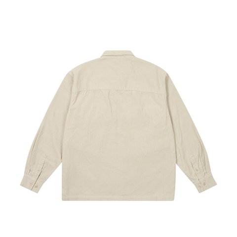 Palace CORD PDU OVERSHIRT CONCRETE GREY - Colorway