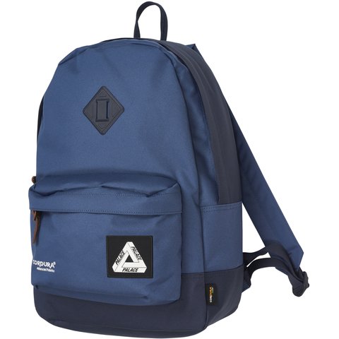 Palace CORDURA DUCK CANVAS BACKPACK BLUE / NAVY - $158.00