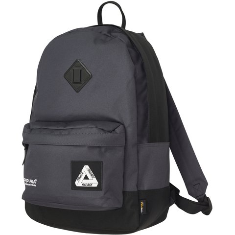 Palace CORDURA DUCK CANVAS BACKPACK CARBON / BLACK - $158.00