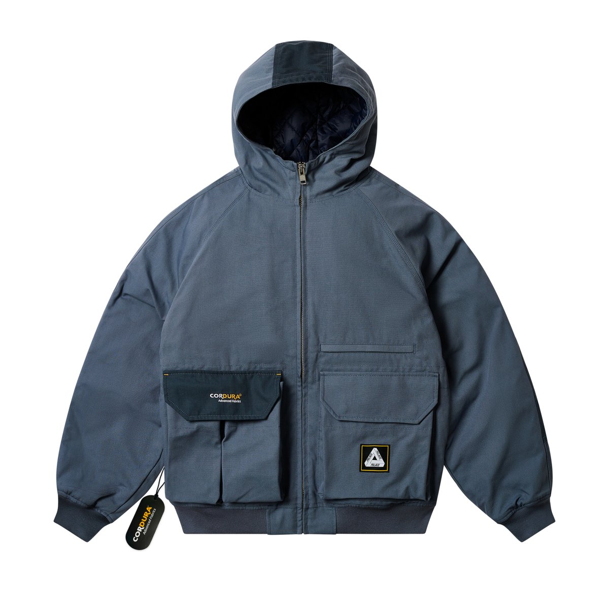 ジャケット・アウター PALACE Cordura Duck Canvas Jacket CORDURA DUCK CANVAS JACKET BLUE - Winter 2024 - Palace