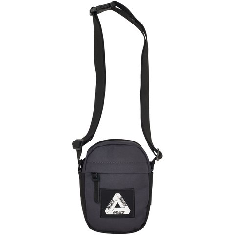 Palace CORDURA DUCK CANVAS SHOT BAG CARBON / BLACK - $68.00