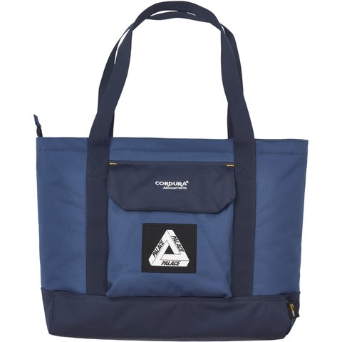 Palace CORDURA DUCK CANVAS SHOULDER BAG BLUE / NAVY - $178.00