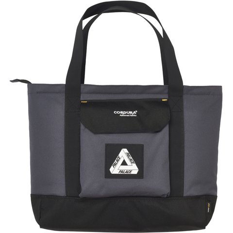 Palace CORDURA DUCK CANVAS SHOULDER BAG CARBON / BLACK - $178.00