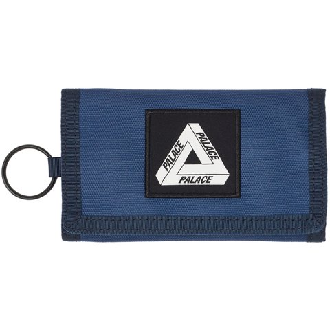 Palace CORDURA DUCK CANVAS TRI-FOLD WALLET BLUE / NAVY - $48.00