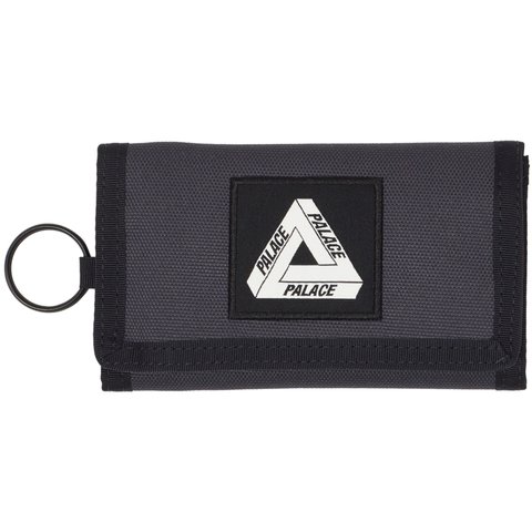 Palace CORDURA DUCK CANVAS TRI-FOLD WALLET CARBON / BLACK - $48.00