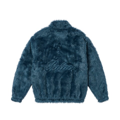 Palace FURRY ZIP FUNNEL NAVY - Colorway