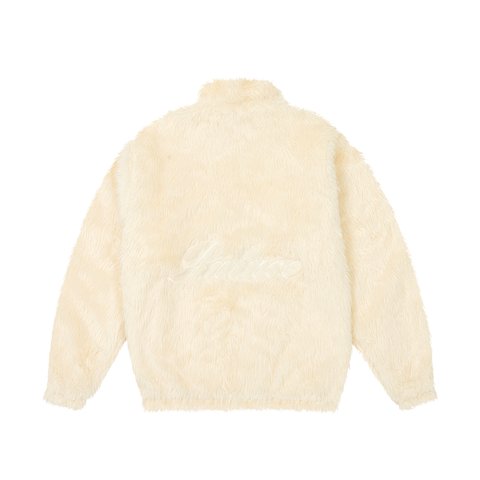 Palace FURRY ZIP FUNNEL WHITE - Colorway