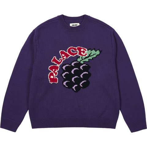 Palace GRAPE KNIT PURP - $198.00