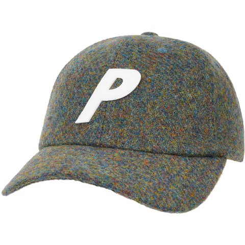 HARRIS TWEED P 6-PANEL GREEN