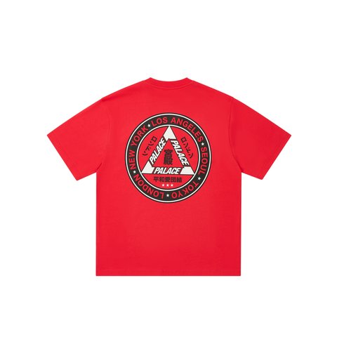 Palace HI YA T-SHIRT TOMATO RED - Colorway