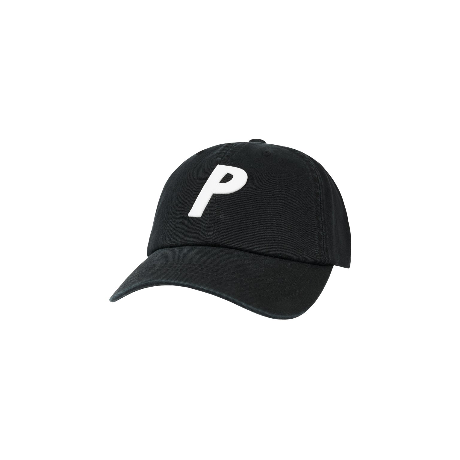 P 6-PANEL BLACK - Winter 2024 - Palace
