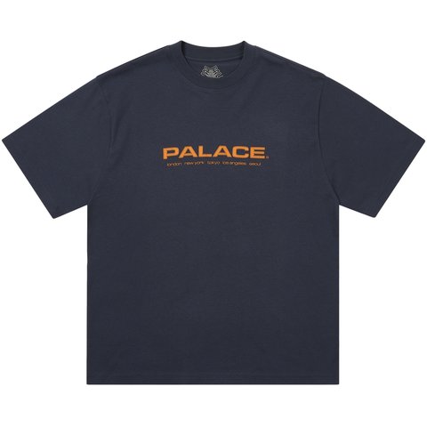 Palace P BITZ T-SHIRT NAVY - $48.00