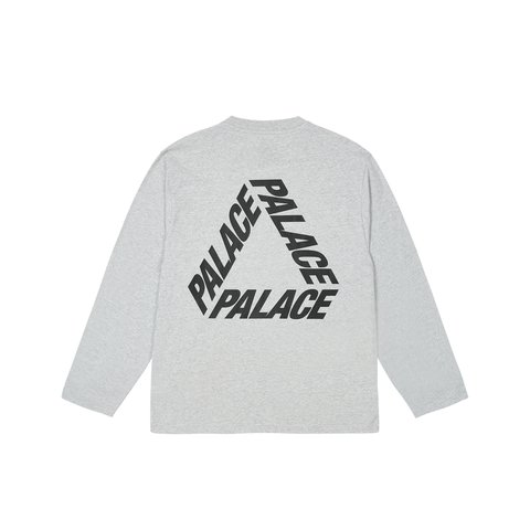 Palace P3 LONGSLEEVE GREY MARL - Colorway