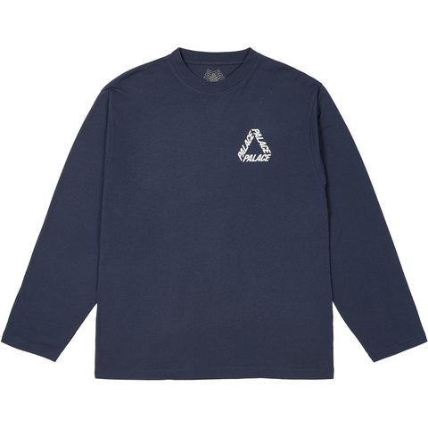 Palace P3 LONGSLEEVE NAVY - $58.00
