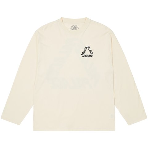 Palace P3 LONGSLEEVE SOFT WHITE - $58.00