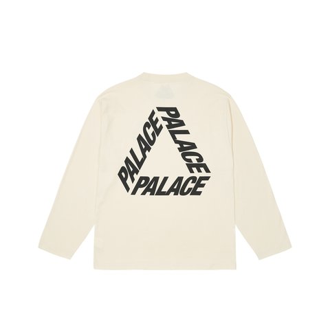 Palace P3 LONGSLEEVE SOFT WHITE - Colorway