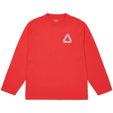 Palace P3 LONGSLEEVE TOMATO RED - $58.00