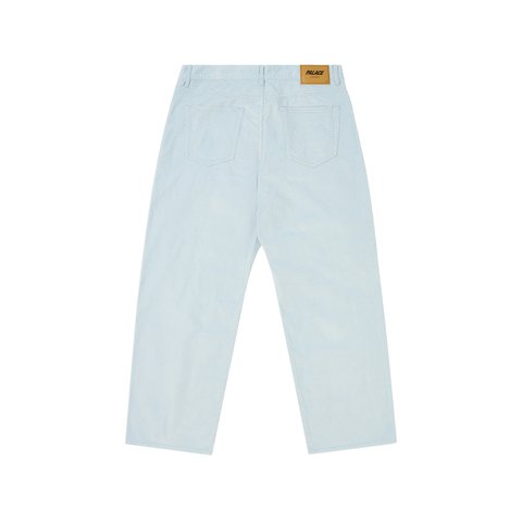 Palace P90 BAGGY CORD TROUSER FAINT BLUE - Colorway