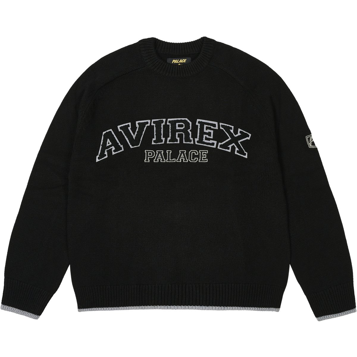 PALACE AVIREX KNIT BLACK