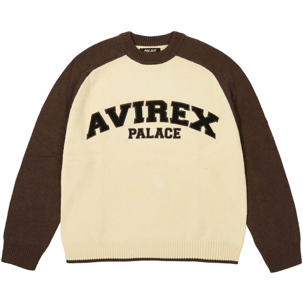 PALACE AVIREX KNIT CAKED BROWN