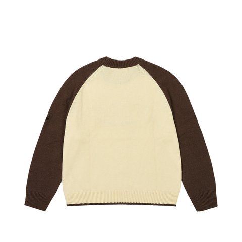 Palace PALACE AVIREX KNIT CAKED BROWN - Colorway