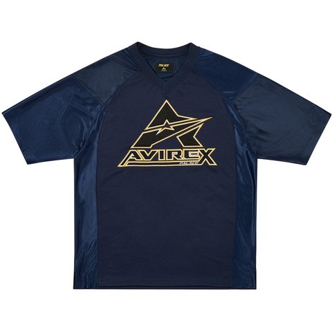 Palace PALACE AVIREX MESH JERSEY NAVY - $138.00