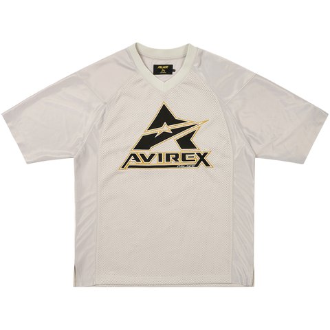 Palace PALACE AVIREX MESH JERSEY SILVER - $138.00
