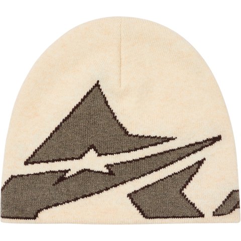 Palace PALACE AVIREX NEIN CUFF BEANIE SOFT WHITE - $48.00