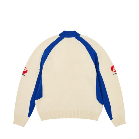 Palace PALACE RAPHA ZIP KNIT WHITE - Colorway