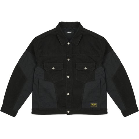 Palace PANEL DENIM JACKET BLACK - $288.00