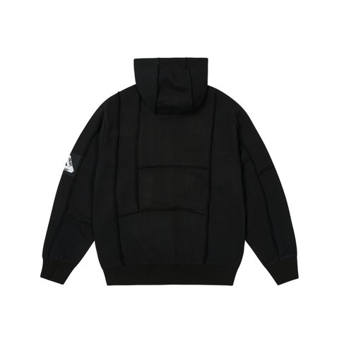 Palace PATCH ME UP ZIP HOOD BLACK - Colorway