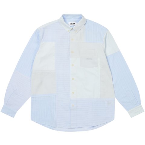 Palace PATCHY SHIRT FAINT BLUE - €188.00