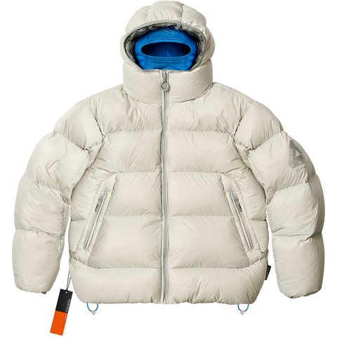 Palace PERTEX OPAQUE BALACLAVA PUFFA CONCRETE GREY - €458.00