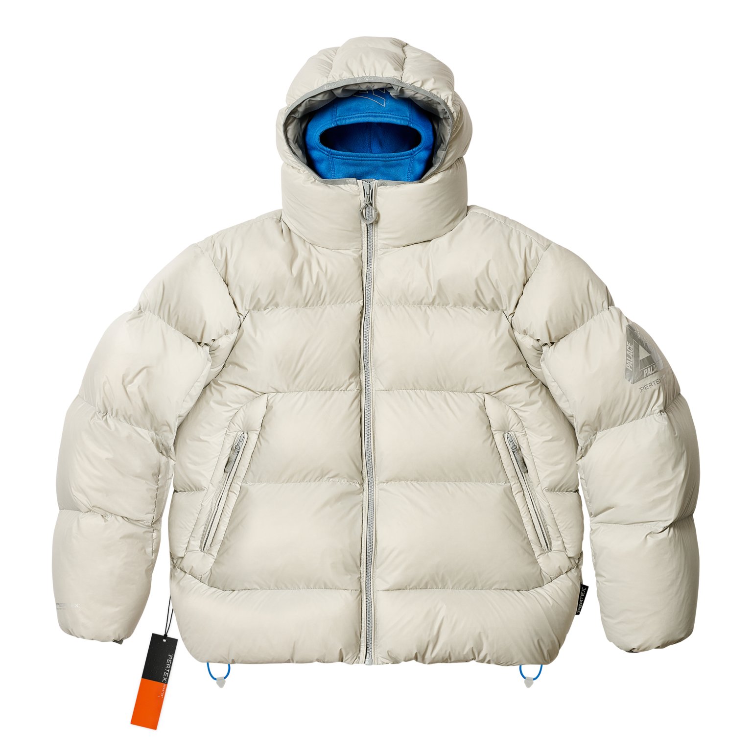 PERTEX OPAQUE BALACLAVA PUFFA CONCRETE GREY - Palace