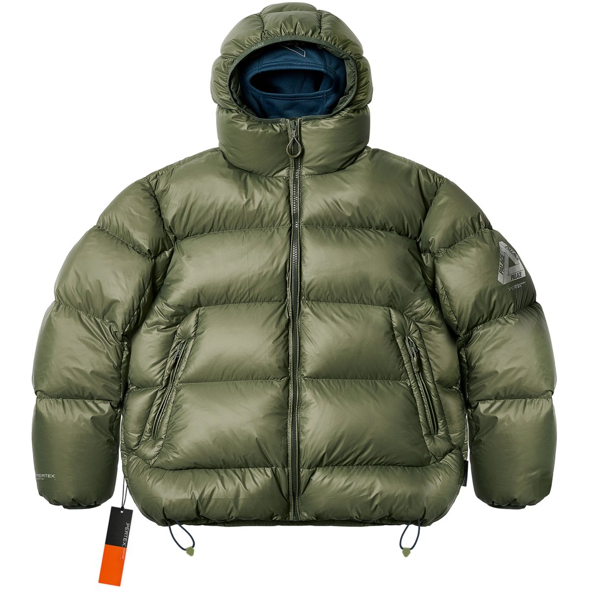 PERTEX OPAQUE BALACLAVA PUFFA GREEN
