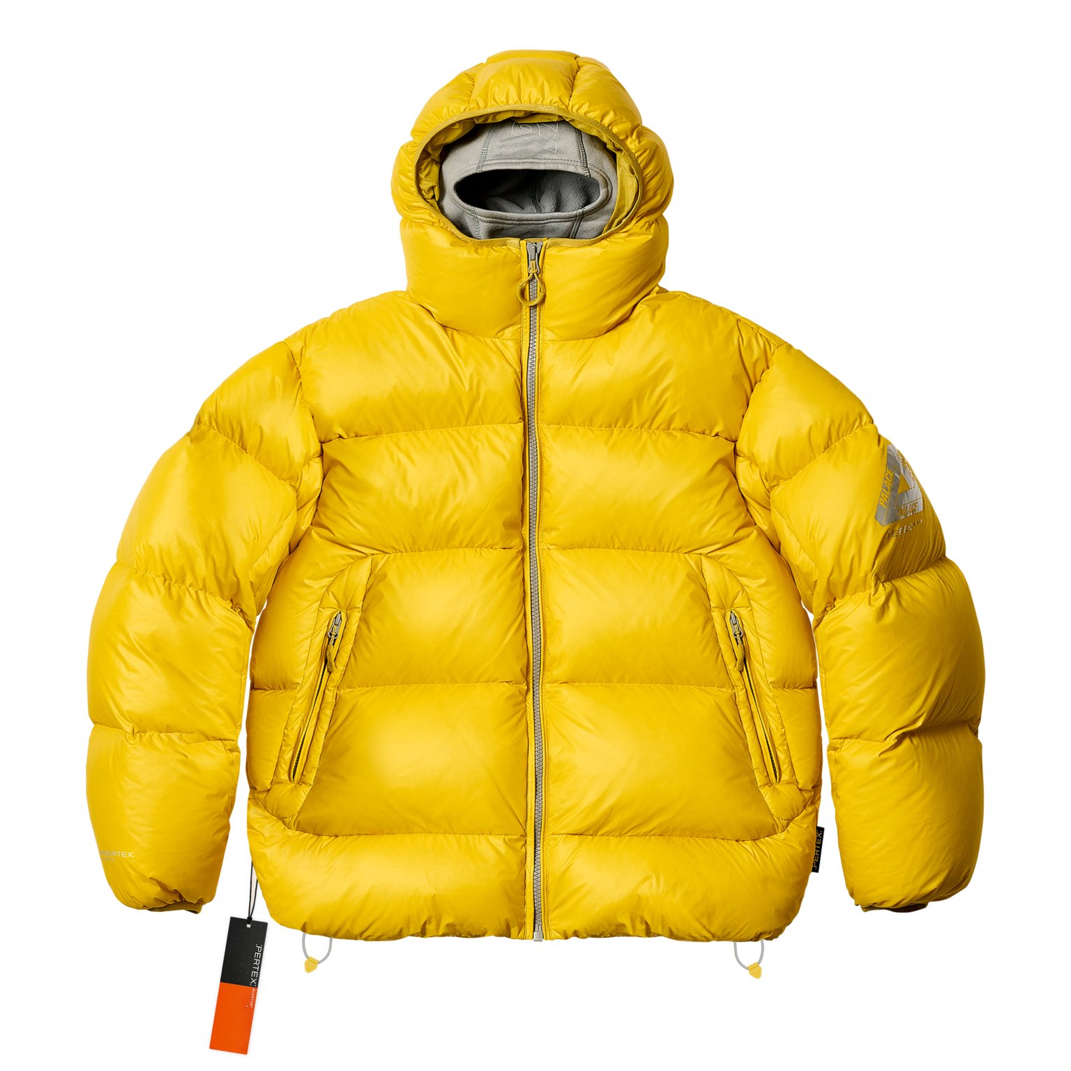 Puffa Rab PERTEX OPAQUE BALACLAVA PUFFA YELLOW - PalaceCommunity