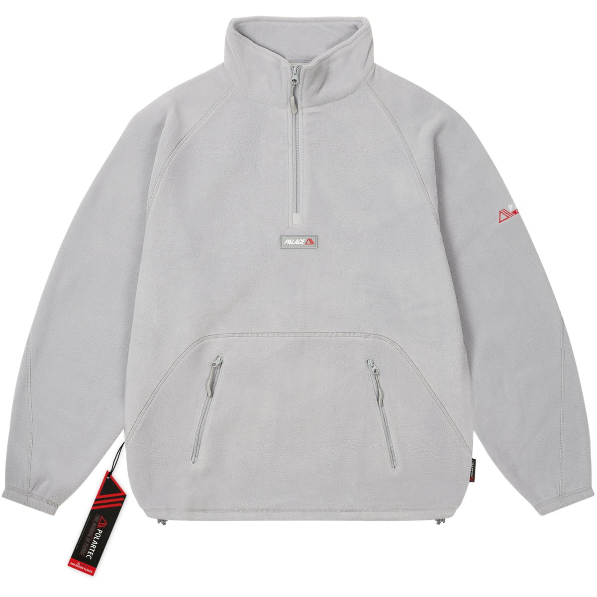 POLARTEC 1/2 ZIP JACKET GREY