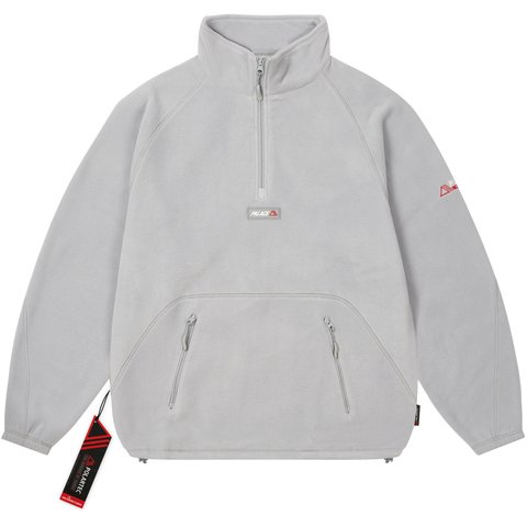 Palace POLARTEC 1/2 ZIP JACKET GREY - $198.00