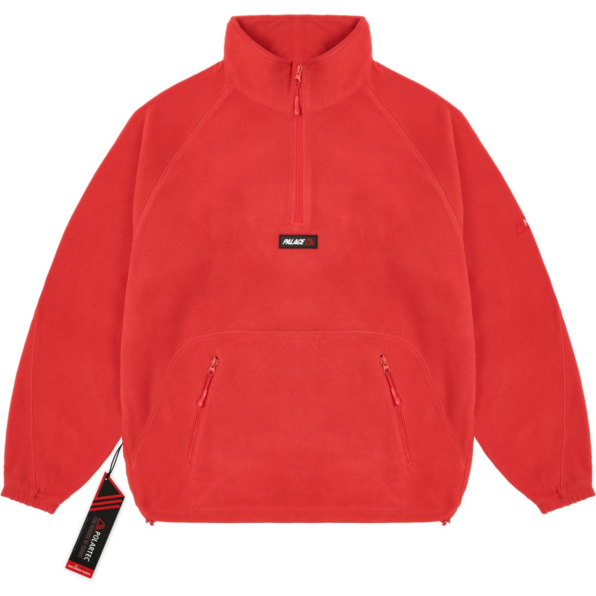 POLARTEC 1/2 ZIP JACKET TOMATO RED