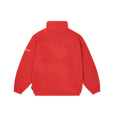 Palace POLARTEC 1/2 ZIP JACKET TOMATO RED - Colorway