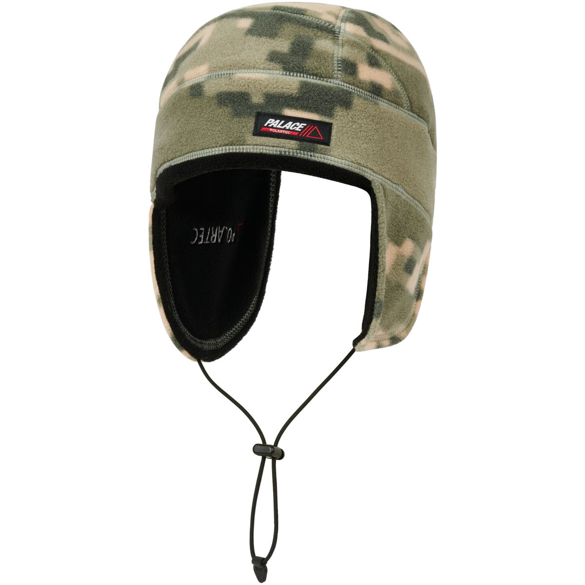 POLARTEC EARFLAP TECH BEANIE TIGER DIGI CAMO