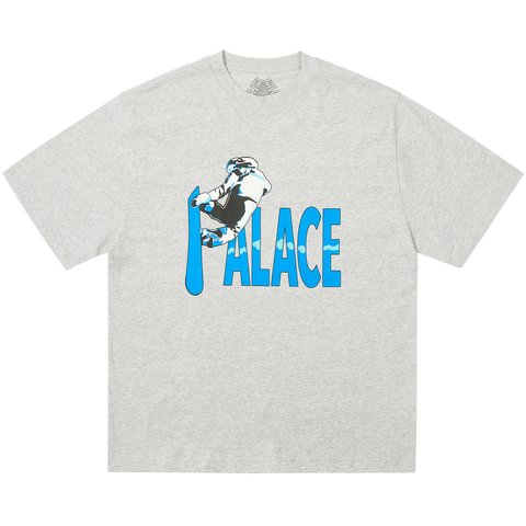 Palace POW POW T-SHIRT GREY MARL - $48.00