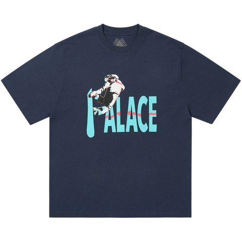 Palace POW POW T-SHIRT NAVY - $48.00