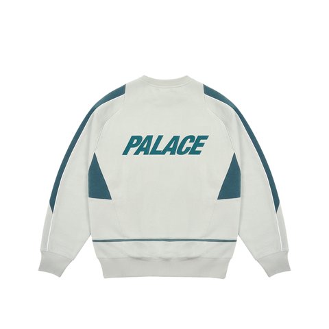 Palace PRO TEAM 02 CREW LIGHT GREY - Colorway