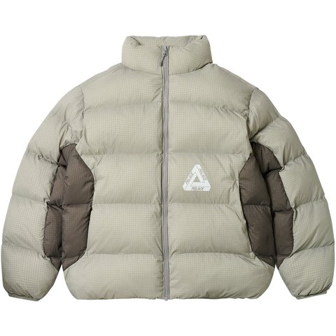 Palace RIPSTOP PUFFA CONCRETE GREY - $388.00